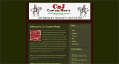 Desktop Screenshot of cnjcustommeats.com
